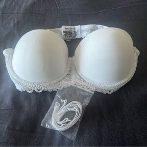 Kathy Ireland White Lace Intimates